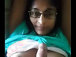 elegant bhabi deep-throating tighten one's corps dick, smashed